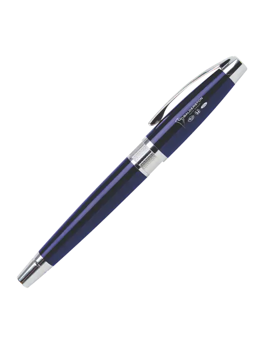 Masscotti Navy Rollerball Pen - Black Ink w/Balderston Auto Group Logo