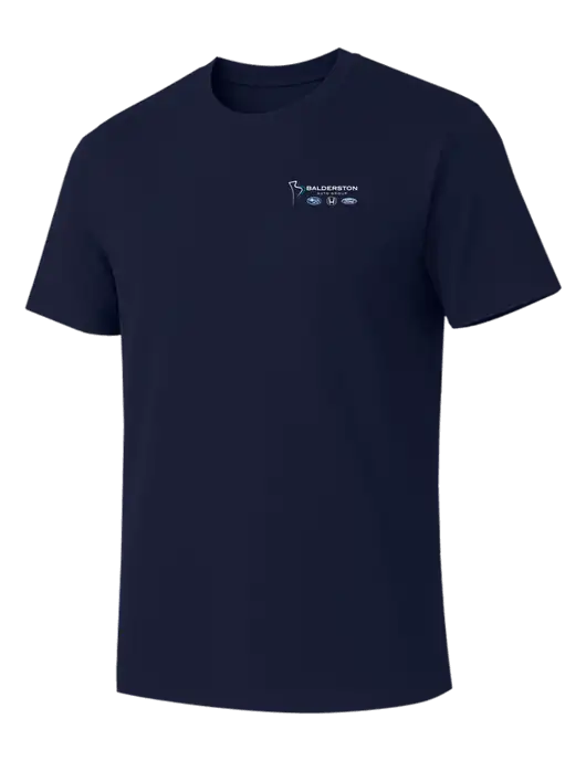 Allmade Dark Navy Organic Cotton Tee w/Balderston Auto Group Logo