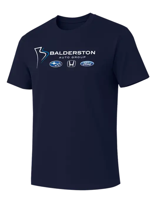 Allmade Dark Navy Organic Cotton Tee w/Balderston Auto Group Logo