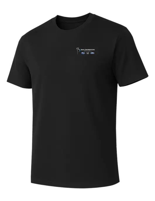 Allmade Deep Black Organic Cotton Tee w/Balderston Auto Group Logo