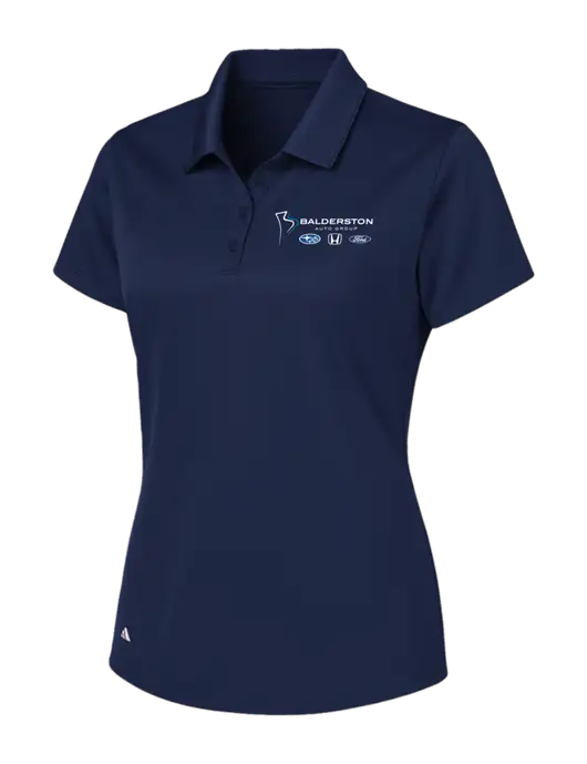Adidas Navy Womens Basic Sport Polo w/Balderston Auto Group Logo