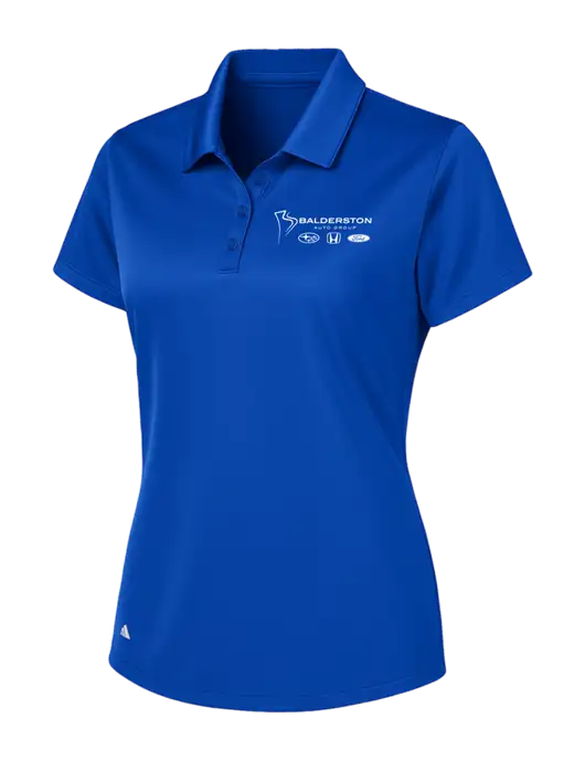 Adidas Royal Womens Basic Sport Polo w/Balderston Auto Group Logo