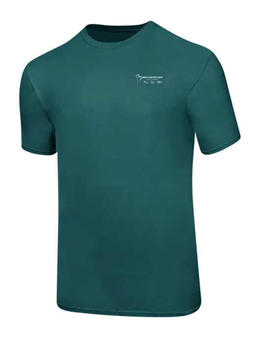 Ring Spun Dark Teal 4.5 oz T-Shirt w/Balderston Auto Group Logo