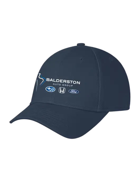Navy Structured Cap Hook & Loop w/Balderston Auto Group Logo