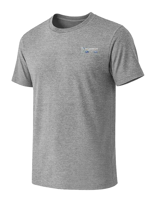 BELLA+CANVAS Heather Grey CVC Short Sleeve Tee w/Balderston Auto Group Logo