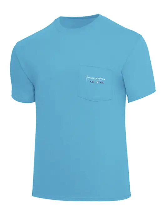 Core Blend Light Sapphire Blue Pocket T-Shirt w/Balderston Auto Group Logo