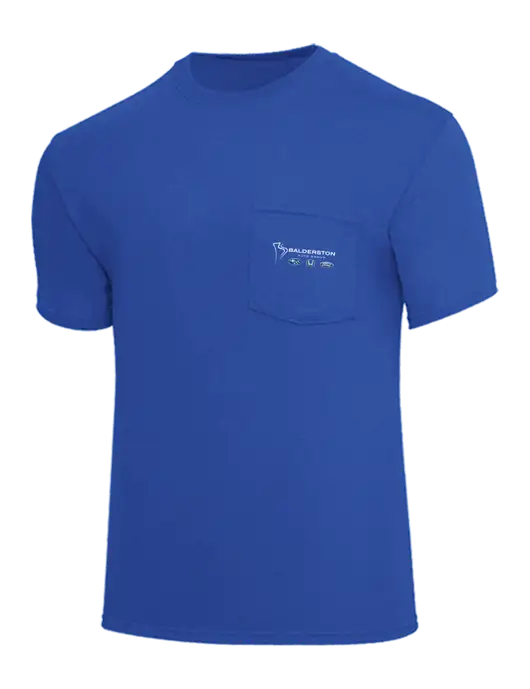 Core Blend Royal Pocket T-Shirt w/Balderston Auto Group Logo