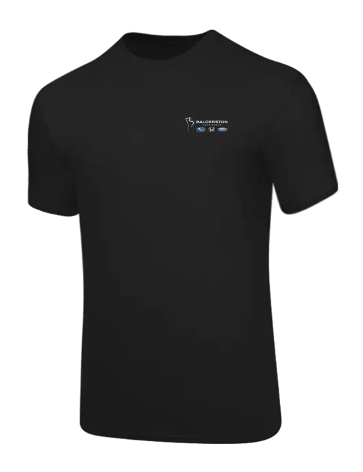Core Blend Black T-Shirt w/Balderston Auto Group Logo