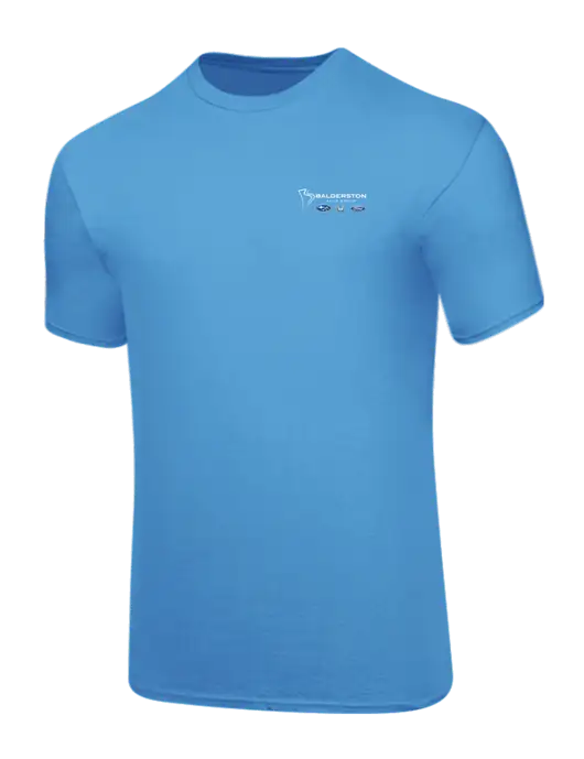 Core Blend Light Sapphire Blue T-Shirt w/Balderston Auto Group Logo