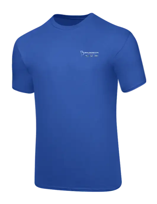 Core Blend Royal Blue T-Shirt w/Balderston Auto Group Logo