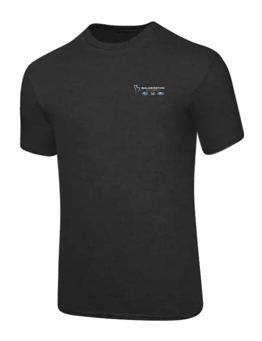 Core Blend Dark Heather Grey T-Shirt w/Balderston Auto Group Logo