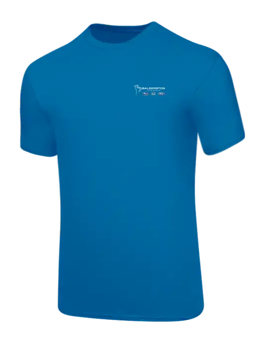 Core Blend Sapphire Blue T-Shirt w/Balderston Auto Group Logo