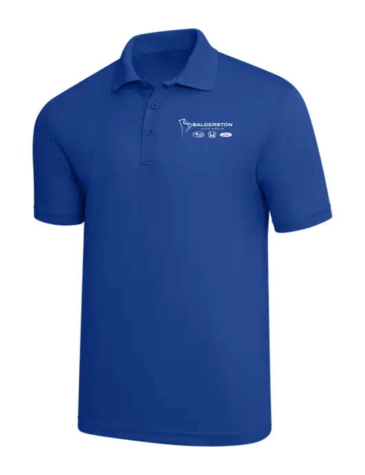 Dark Royal PosiCharge RacerMesh Polo w/Balderston Auto Group Logo