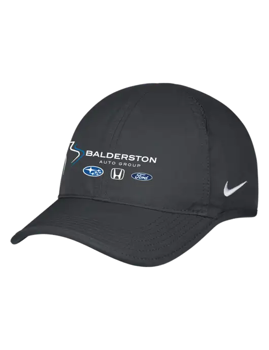 Nike Charcoal Featherlight Cap w/Balderston Auto Group Logo