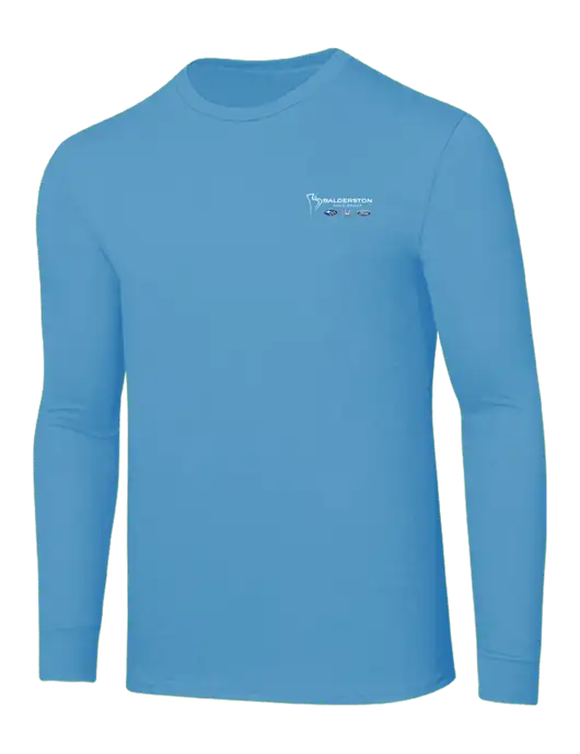 Core Blend Light Sapphire Blue Long Sleeve Tee w/Balderston Auto Group Logo