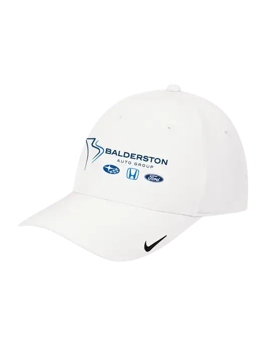 Nike White Dri-FIT Legacy Cap w/Balderston Auto Group Logo