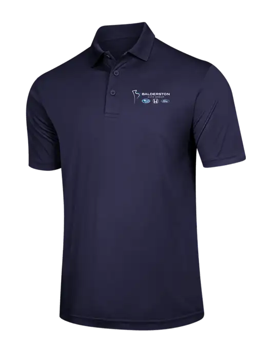 Navy PosiCharge Competitor Polo w/Balderston Auto Group Logo