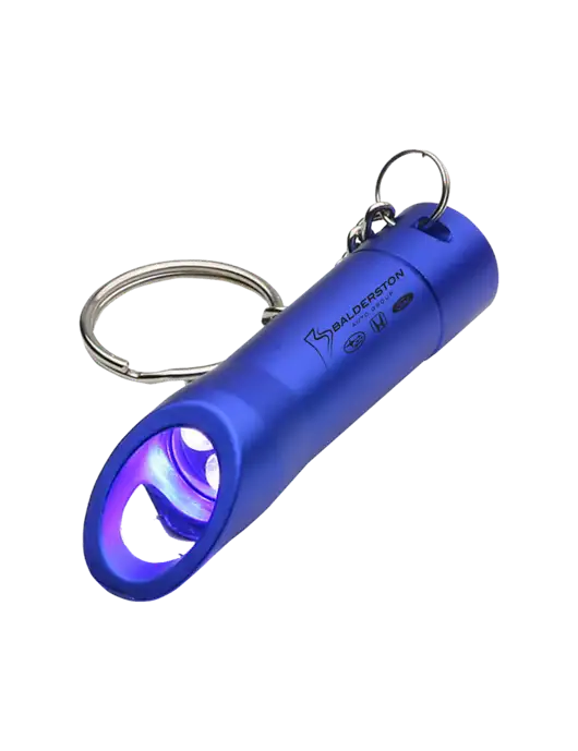 Royal Pocket LED Flashlight with Bottle Opener & Keychain w/Balderston Auto Group Logo