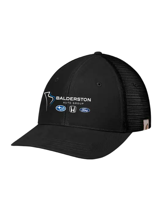 Carhartt Black Canvas Trucker Cap w/Balderston Auto Group Logo