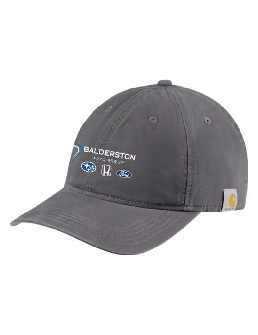 Carhartt Dark Grey Cotton Canvas Cap w/Balderston Auto Group Logo