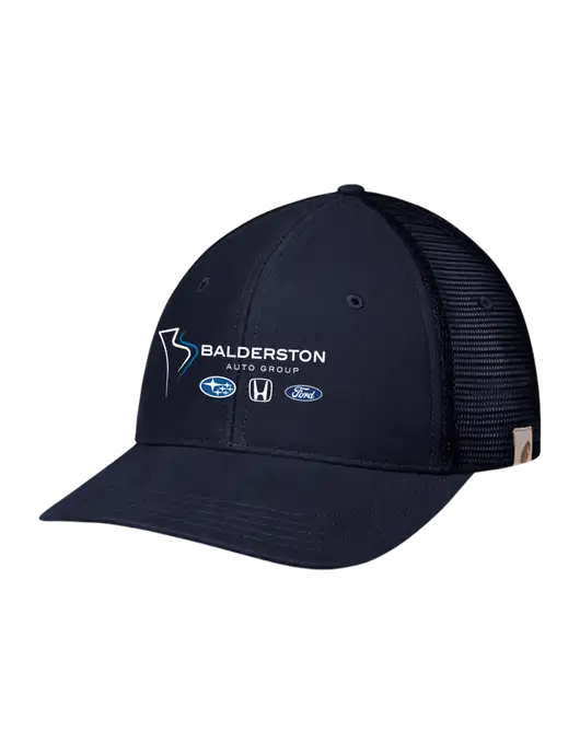 Carhartt Navy Canvas Trucker Cap w/Balderston Auto Group Logo