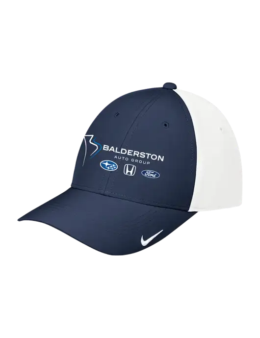 Nike Navy/White Dri-FIT Legacy Cap w/Balderston Auto Group Logo