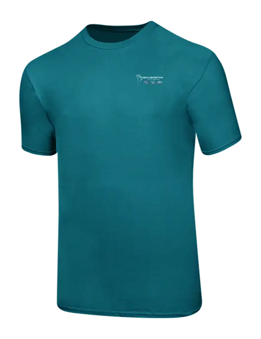 Ring Spun Teal 4.5 oz T-Shirt w/Balderston Auto Group Logo