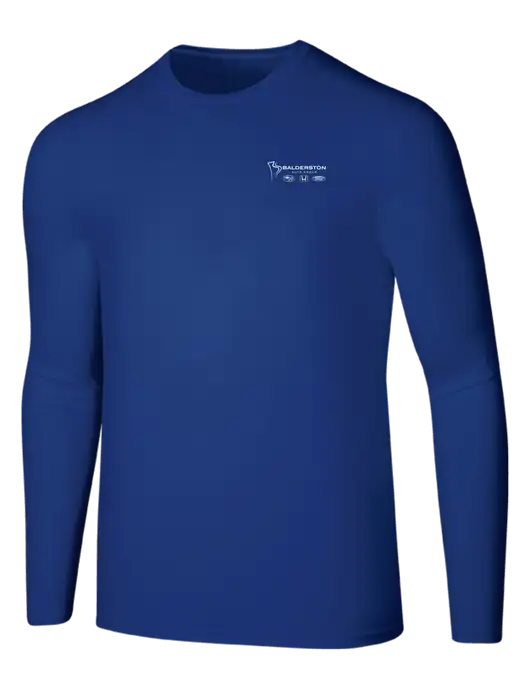 Seriously Soft Dark Royal Long Sleeve T-Shirt w/Balderston Auto Group Logo