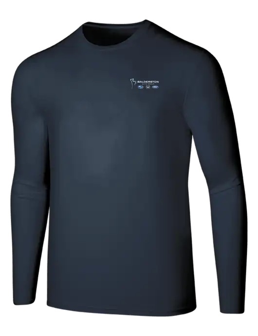 Seriously Soft Navy Long Sleeve T-Shirt w/Balderston Auto Group Logo