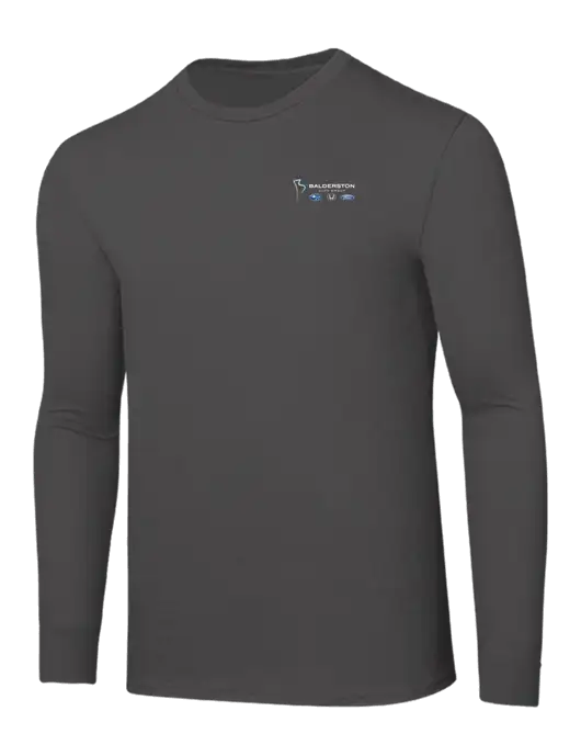 Seriously Soft Dark Grey Long Sleeve T-Shirt w/Balderston Auto Group Logo