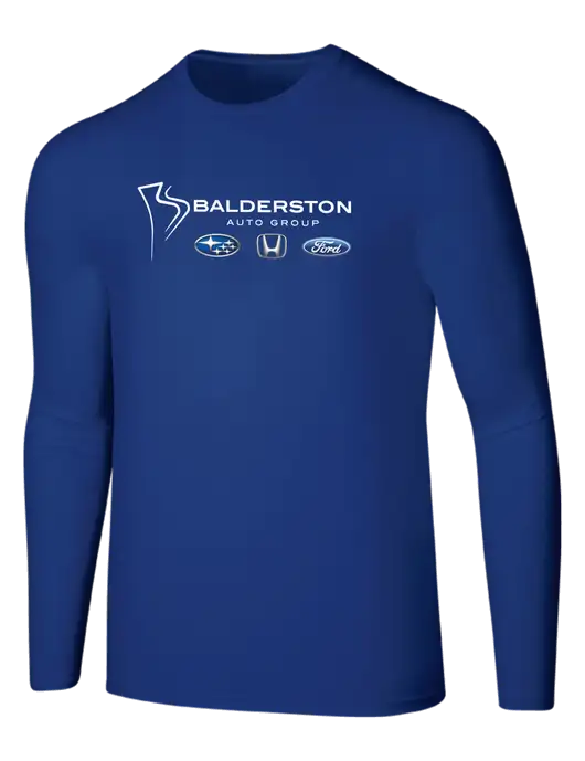Seriously Soft Dark Royal Long Sleeve T-Shirt w/Balderston Auto Group Logo