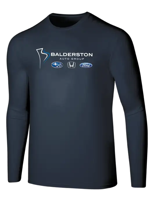 Seriously Soft Navy Long Sleeve T-Shirt w/Balderston Auto Group Logo