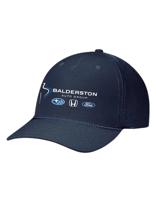 Richardson Laser Perf Performance Dark Navy/Navy-Grey-Blue Rope Cap w/Balderston Auto Group Logo