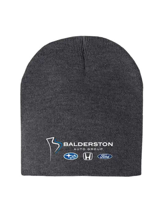 Charcoal Heather Element Knit Beanie w/Balderston Auto Group Logo