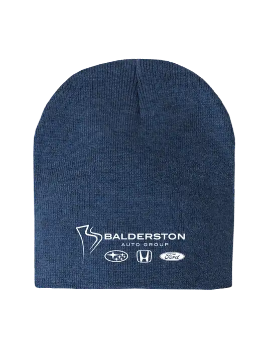 Dark Royal Heather Element Knit Beanie w/Balderston Auto Group Logo