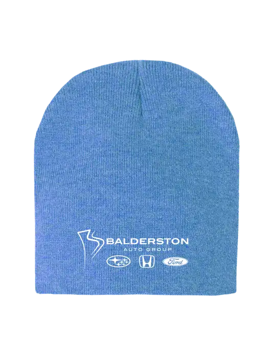 Royal Heather Element Knit Beanie w/Balderston Auto Group Logo