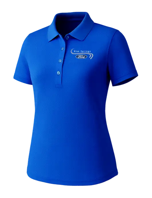 Callaway Womens Core Royal Performance Polo w/Blue Springs Ford Logo