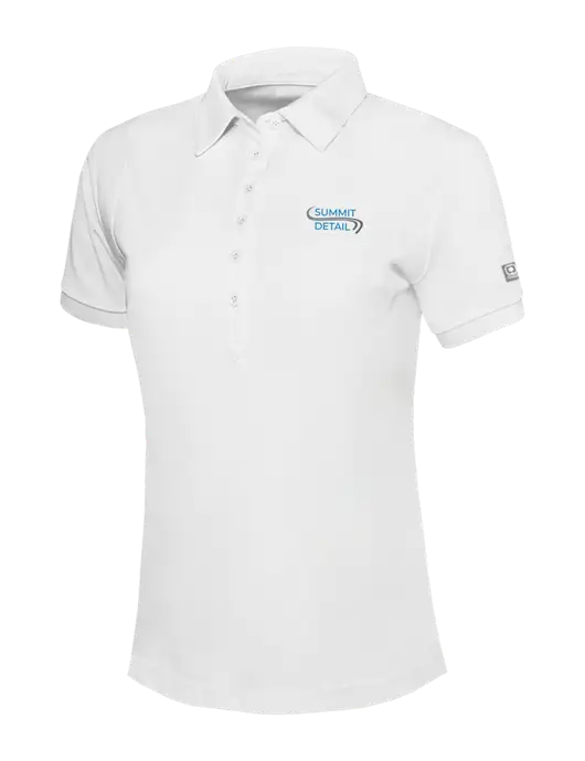 OGIO Womens Bright White Jewel Polo w/Summit Detail Logo
