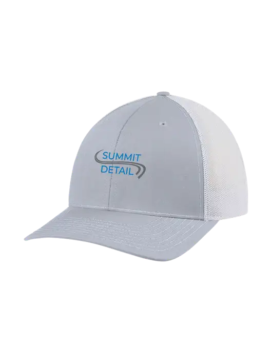 Richardson Adjustable Snapback Original 112 Trucker Cap Light Heather Grey w/White Mesh w/Summit Detail Logo