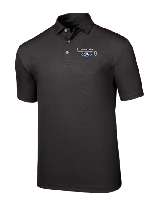 Callaway Birdseye Black Polo w/Smithville Ford Logo