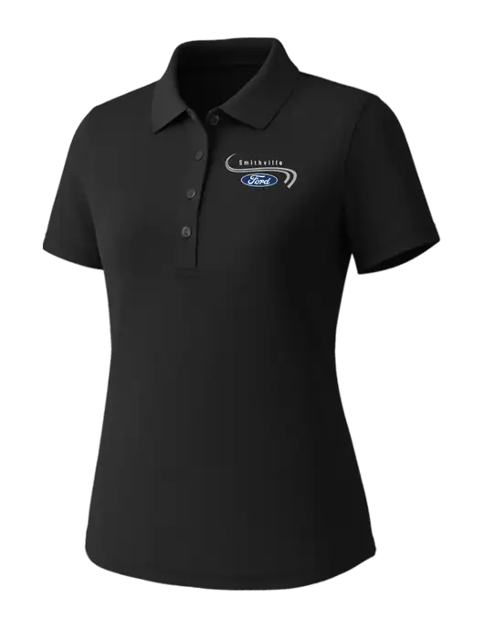 Callaway Womens Core Black Performance Polo w/Smithville Ford Logo
