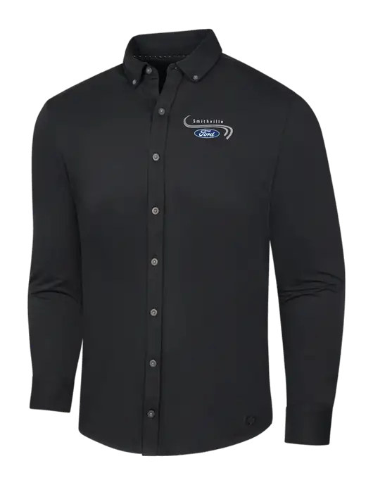 OGIO Blacktop Modern Code Stretch Button-Up Shirt w/Smithville Ford Logo
