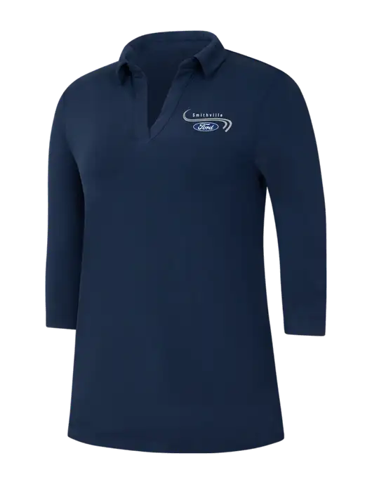 Navy Womens Luxe Knit Tunic w/Smithville Ford Logo