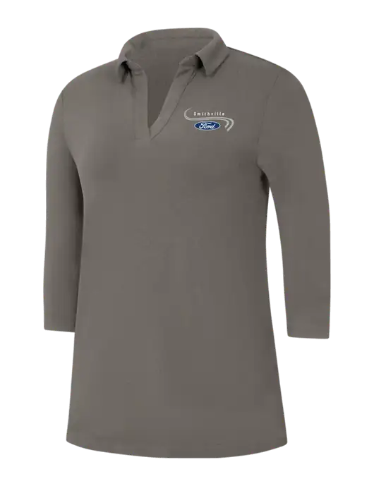 Womens Dark Grey Luxe Knit Tunic w/Smithville Ford Logo