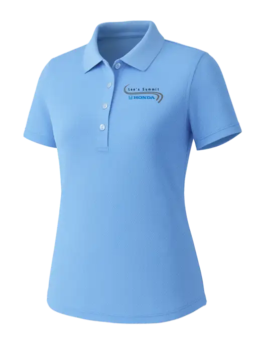 Callaway Womens Core Light Blue Performance Polo w/Lee's Summit Honda Logo