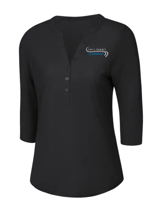 OGIO Blacktop Jewel Henley w/Lee's Summit Honda Logo