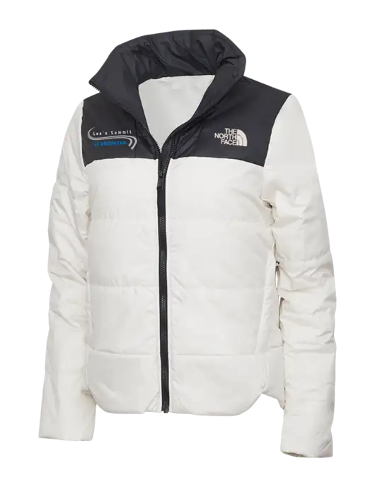 North Face Womens Vintage White Everyday Insulated Jacket w/Lee's Summit Honda Logo