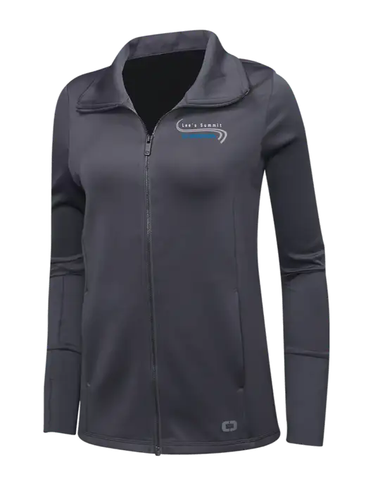 OGIO Dark Grey Womens Endurance Modern Performance Full-Zip w/Lee's Summit Honda Logo