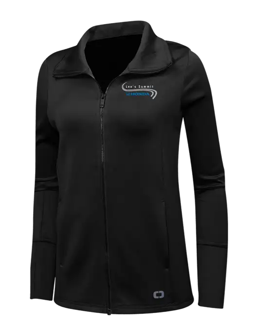 OGIO Black Womens Endurance Modern Performance Full-Zip w/Lee's Summit Honda Logo