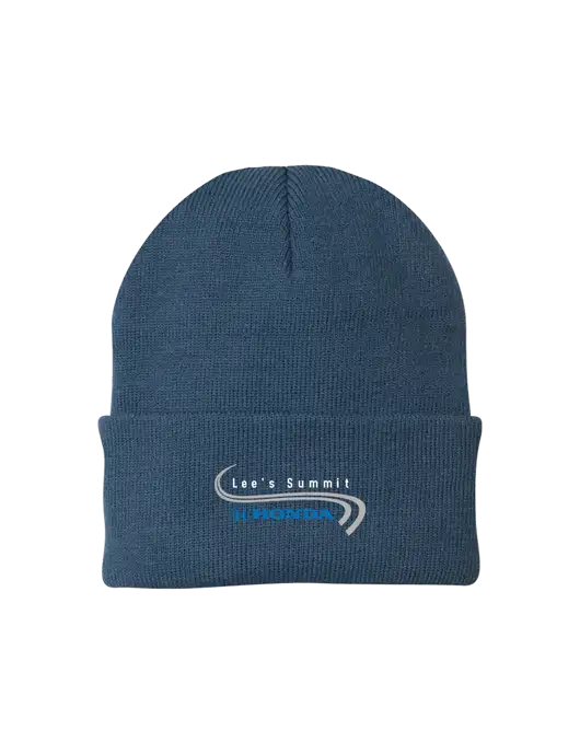 Dark Slate Knit Cap w/Lee's Summit Honda Logo
